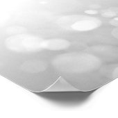 Erstelle selbst! Hintergrund der Bokeh-Lichter - S Poster (Ecke)