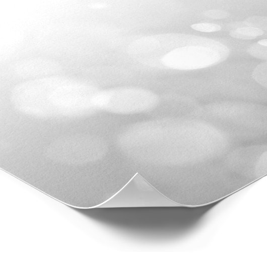 Erstelle selbst! Hintergrund der Bokeh-Lichter - S Poster (Ecke)