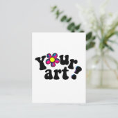 ERSTELLE SELBST POSTKARTE (Stehend Vorderseite)