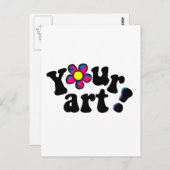 ERSTELLE SELBST POSTKARTE (Vorne/Hinten)