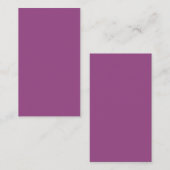 Erstelle selbst- visitenkarte (Vorne/Hinten)