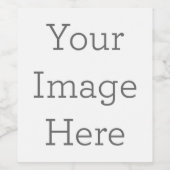 Gestaltbare Weinflaschen Etiketten (8,9 cm x 10,1 cm) (Einzelnes Label)