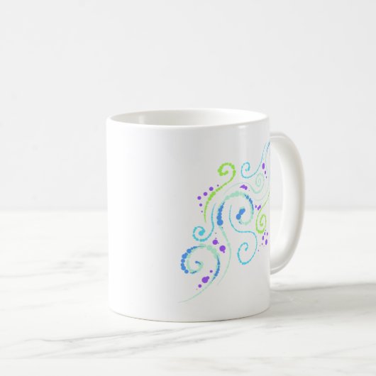 Erstelle! Wirbles Design Frauen Kaffeetasse (VorderseiteRechts)