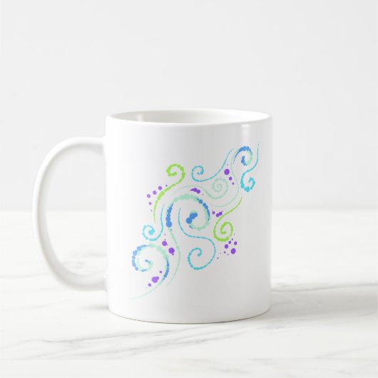 Erstelle! Wirbles Design Frauen Kaffeetasse (Links)