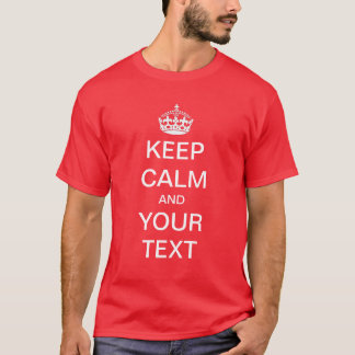 Erstellen / Anpassen Ihres eigenen Behieltest-Calm T-Shirt