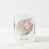 Erstellen benutzerdefinierter Foto- und Textkaltge Mattglastasse (Mittel)