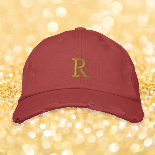 Erstellen benutzerdefinierter Monogramm Mens Mäuse Bestickte Baseballkappe