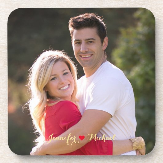 Erstellen benutzerdefinierter, neu verheirateter F Getränkeuntersetzer (Vorderseite)