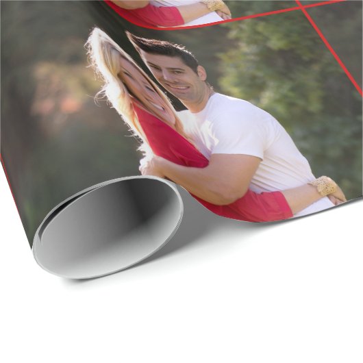 Erstellen benutzerdefinierter Personalisierter Fot Geschenkpapier (Rolleneckpunkt)