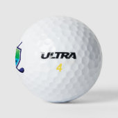 Erstellen cooler Initialen von Monogramm-Golfbälle Golfball (Logo)