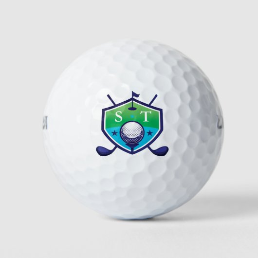 Erstellen cooler Initialen von Monogramm-Golfbälle Golfball (Vorderseite)