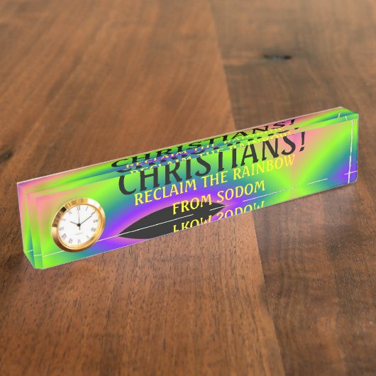 ERSTELLEN DER REGENBOW-DESK-PLATTE NAMENSPLAKETTE (Seite)