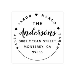 Erstellen der Rücksendeadresse für benutzerdefinie Gummistempel