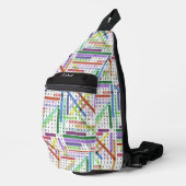 Erstellen der Suche nach Wörtern Crossbody Bag (Rechte Ecke)