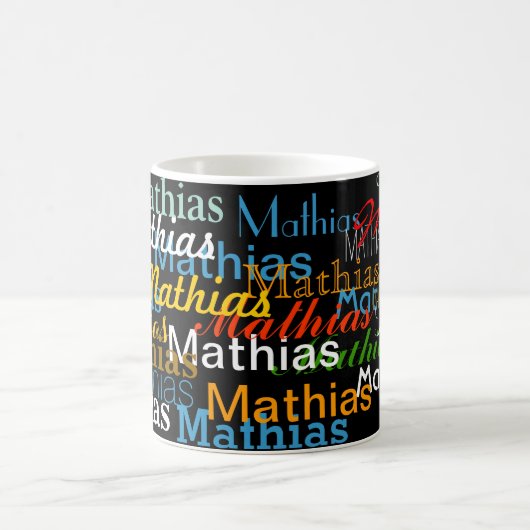 Erstellen des Namensmusters Tasse (Mittel)