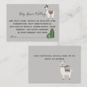 Erstellen eigener Ereignisdetails Beilagen - Alpac Begleitkarte (Vorne/Hinten)