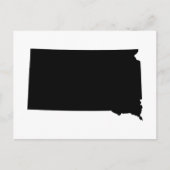 Erstellen einer Ankündigung, nach Süden Dakota zu  Postkarte (Vorderseite)