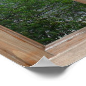 Erstellen einer Baumstruktur und einer Meeresansic Poster (Ecke)