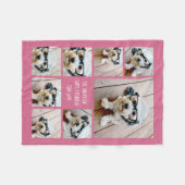 Erstellen einer benutzerdefinierten 8-FotoCollage Fleecedecke (Vorderseite (Horizontal))