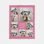 Erstellen einer benutzerdefinierten 8-FotoCollage  Fleecedecke (Vorderseite)