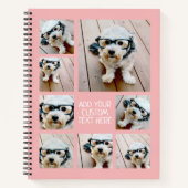 Erstellen einer benutzerdefinierten 8-FotoCollage Notizblock (Vorderseite)