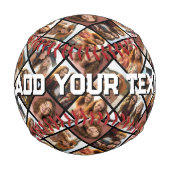 Erstellen einer benutzerdefinierten FotoCollage -  Baseball (Rückseite)