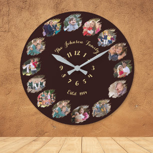 Erstellen einer benutzerdefinierten FotoCollage fü Große Wanduhr