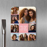 Erstellen einer benutzerdefinierten FotoCollage -  Magnet<br><div class="desc">Ein lustiges Design mit einer Collage aus Foto und einem Korallenhintergrund. Benutzen Sie Ihr Lieblings-Foto oder Ihre Bilder,  um Spaß zu haben und mit Freunden zu teilen.</div>