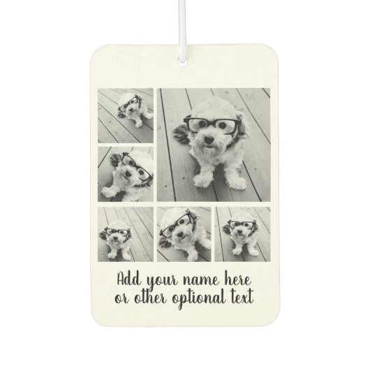 Erstellen einer benutzerdefinierten FotoCollage mi Autolufterfrischer (Vorderseite)