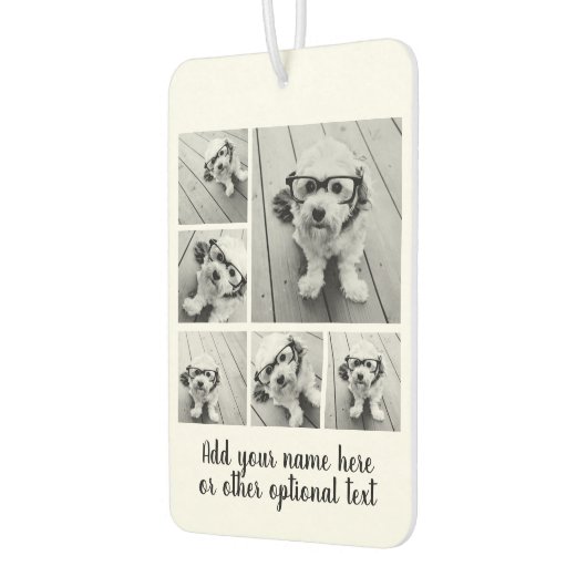 Erstellen einer benutzerdefinierten FotoCollage mi Autolufterfrischer (Links)