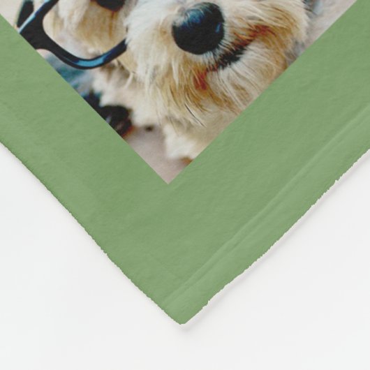 Erstellen einer benutzerdefinierten FotoCollage mi Fleecedecke (Ecke)