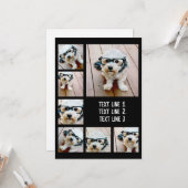 Erstellen einer benutzerdefinierten FotoCollage mi Karte (Vorderseite/Rückseite Beispiel)