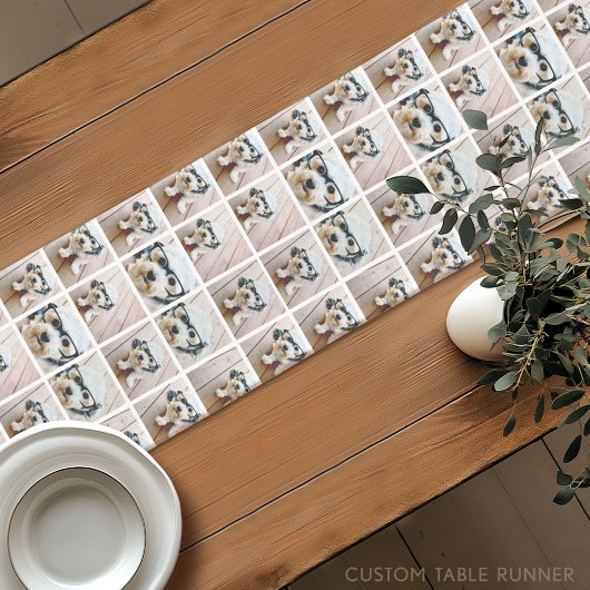 Erstellen einer benutzerdefinierten FotoCollage mi Kurzer Tischläufer