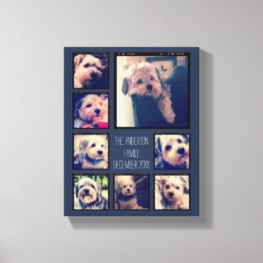 Erstellen einer benutzerdefinierten FotoCollage mi Leinwanddruck (Vorderseite)