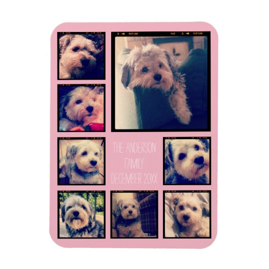 Erstellen einer benutzerdefinierten FotoCollage mi Magnet (Vertikal)