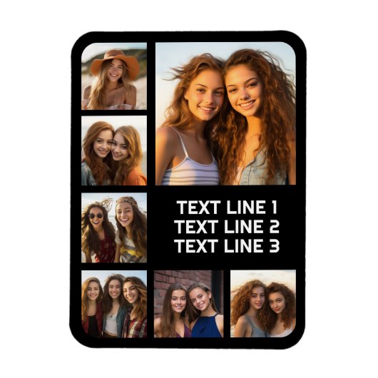 Erstellen einer benutzerdefinierten FotoCollage mi Magnet (Vertikal)