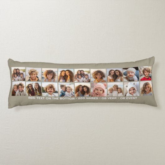 Erstellen einer benutzerdefinierten FotoCollage mi Seitenschläferkissen (Rückseite)