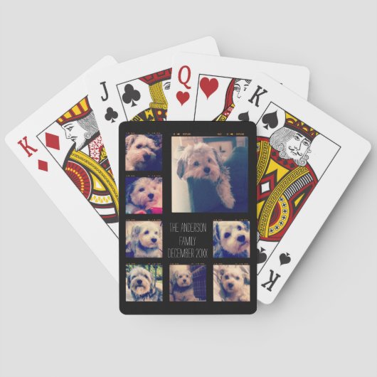 Erstellen einer benutzerdefinierten FotoCollage mi Spielkarten (Rückseite)