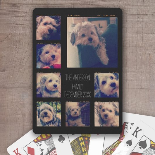 Erstellen einer benutzerdefinierten FotoCollage mi Spielkarten