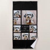 Erstellen einer benutzerdefinierten FotoCollage mi Strandtuch (Vorderseite)