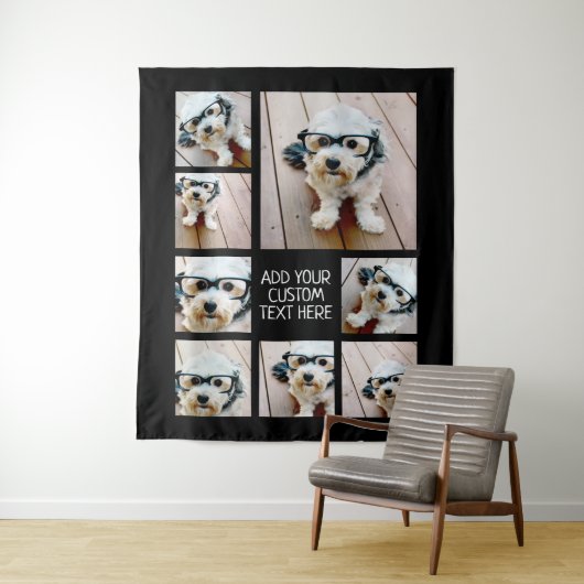 Erstellen einer benutzerdefinierten FotoCollage mi Wandteppich (Beispiel)