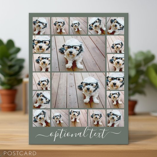 Erstellen einer benutzerdefinierten FotoCollage - Postkarte