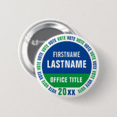 Erstellen einer benutzerdefinierten Kampagnenschal Button (Vorne & Hinten)