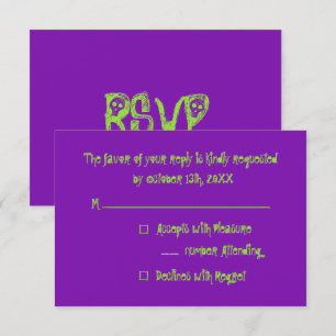 Erstellen einer benutzerdefinierten Kids-Halloween RSVP Karte