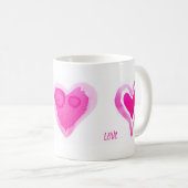 Erstellen einer benutzerdefinierten Liebe-Tasse du Kaffeetasse (VorderseiteRechts)