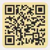 Erstellen einer benutzerdefinierten QR-Code-Prüfun Quadratischer Aufkleber (Vorderseite)