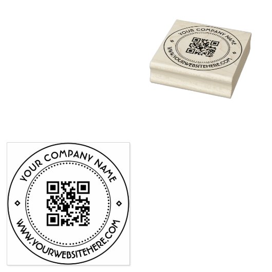 Erstellen einer benutzerdefinierten QR-Code-scanne Gummistempel (Stempel)