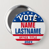 Erstellen einer benutzerdefinierten Wahlkampfvorla Button (Vorne & Hinten)