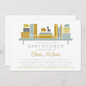 Erstellen einer Bibliothek für eine Babydusche Einladung (Vorne/Hinten)