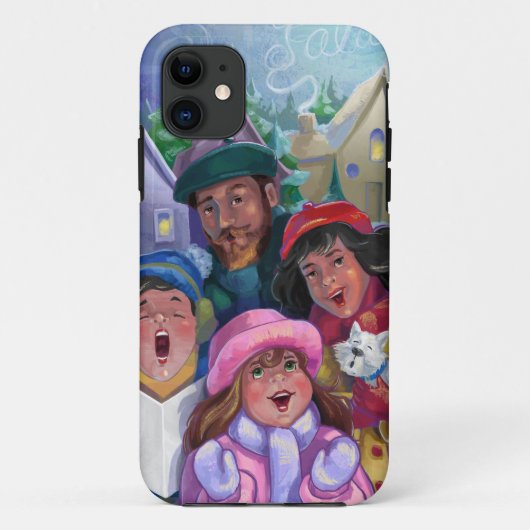 Erstellen einer Caroling-Illustration Case-Mate iPhone Hülle (Rückseite)